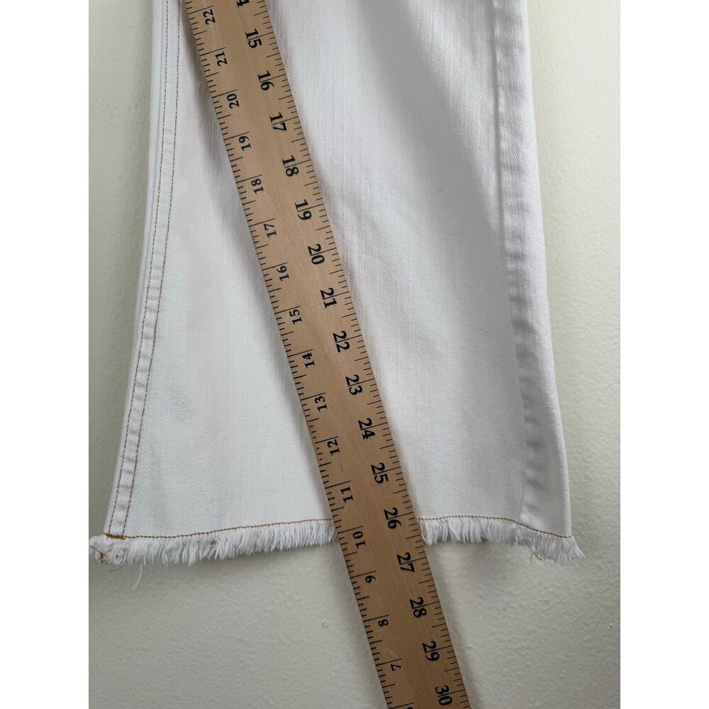 Spartina 449 Ellington Kick Flare Jeans Pearl Off White 14 - Picture 15 of 16